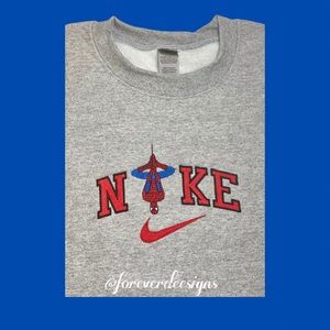 COPY - Embroidery Spider-Man crew neck